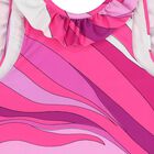 ملابس سباحة مكشكشة باللونين الوردي والبنفسجي للفتيات الصغيرات, 1, hi-res