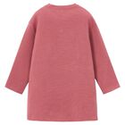 Girls Pink Fox Knitted Dress Set, 1, hi-res