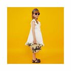 Girls Cyrielle White Dress, 1, hi-res