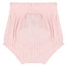 Baby Girls Pink Floral Shorts Set, 1, hi-res