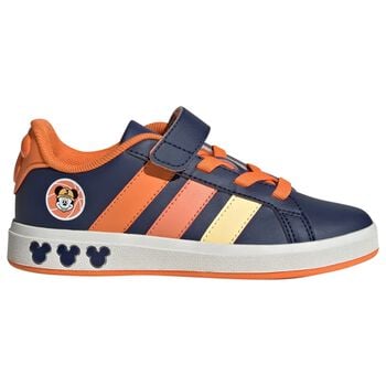 Boys Navy Blue Disney Grand Court Trainers