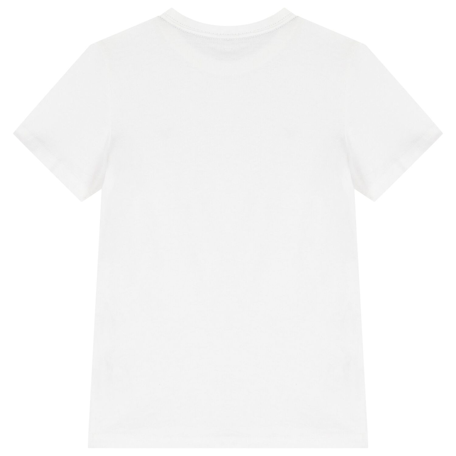 Boys Black & White Cotton Logo T-Shirts ( 2-Pack ), 1, hi-res