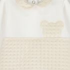 Ivory & Beige Teddy Bear Babygrow, 1, hi-res