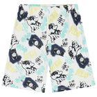 Boys White Batman Logo Shorts Set, 1, hi-res
