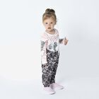 توب بالشعار باللون الابيض للبنات, 1, hi-res