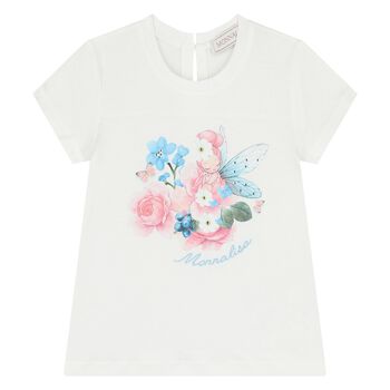 Younger Girls White Fairy T-Shirt