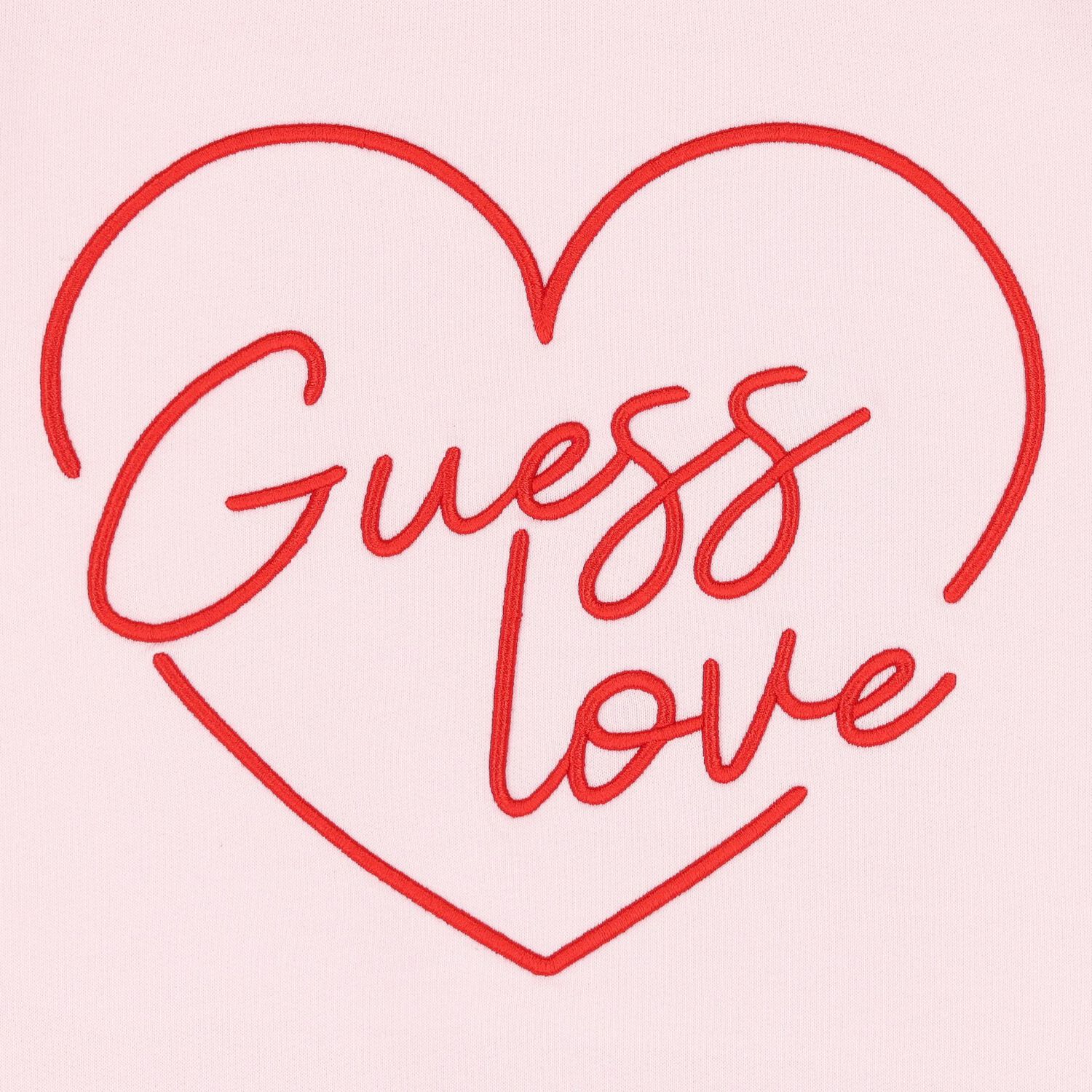 فستان بنات بطبعة قلب باللون الوردي, 1, hi-res image number null