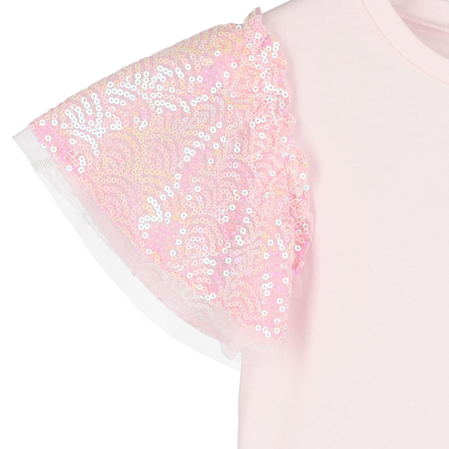 Girls Pink Embellished T-Shirt, 1, hi-res
