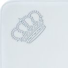 طقم بطانية و قبعة أولاد بشعار تاج باللون الأزرق, 2, hi-res