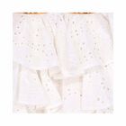 Girls White Cotton Dress, 1, hi-res