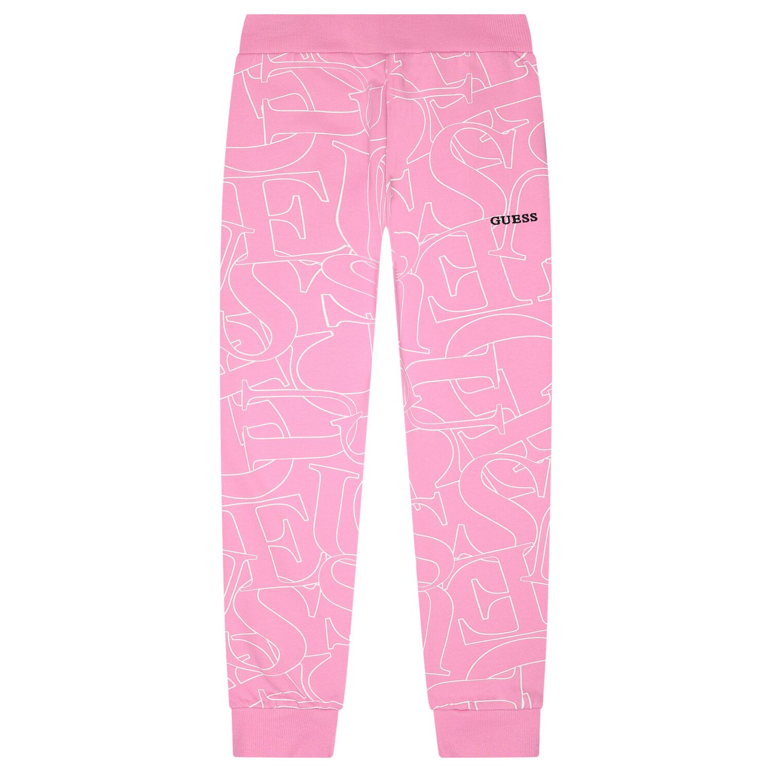 Girls Pink Logo Joggers, 1, hi-res