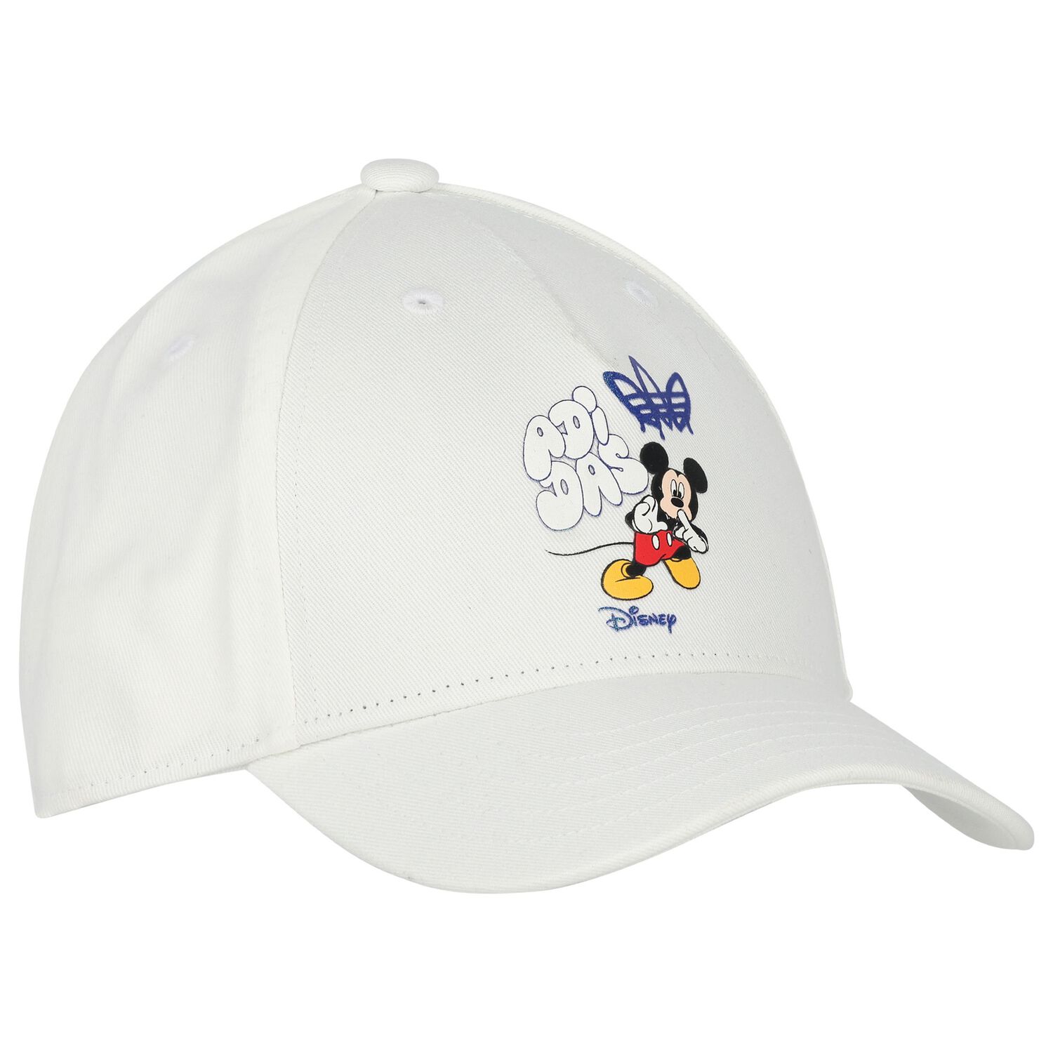 White Logo Mickey Mouse Cap, 1, hi-res