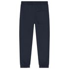 Boys Navy Blue Joggers, 1, hi-res