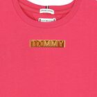 Girls Pink Logo T-Shirt, 1, hi-res