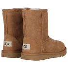 Beige Classic II Suede Boots, 2, hi-res