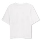 Boys White Logo T-Shirt, 1, hi-res
