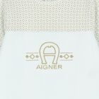 Baby Boys Blue Logo Babygrow Set, 1, hi-res