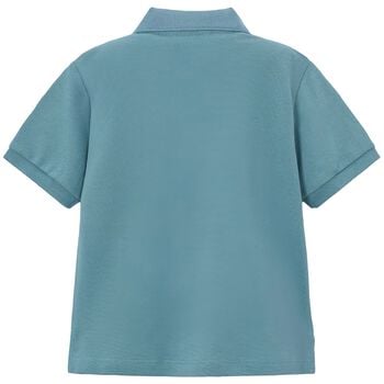 Boys Blue Logo Polo Shirt