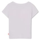 Girls White Rhinestone T-Shirt, 1, hi-res