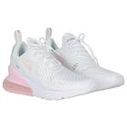 Girls White & Pink Nike Air Max 270 Trainers, 4, hi-res