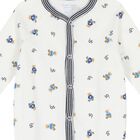 Baby Boys White Polo Bear Babygrow, 1, hi-res