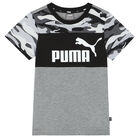 Boys Black & Grey Logo T-Shirt, 1, hi-res