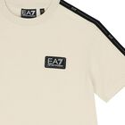 تيشيرت اولاد بالشعار باللون العاجى , 1, hi-res