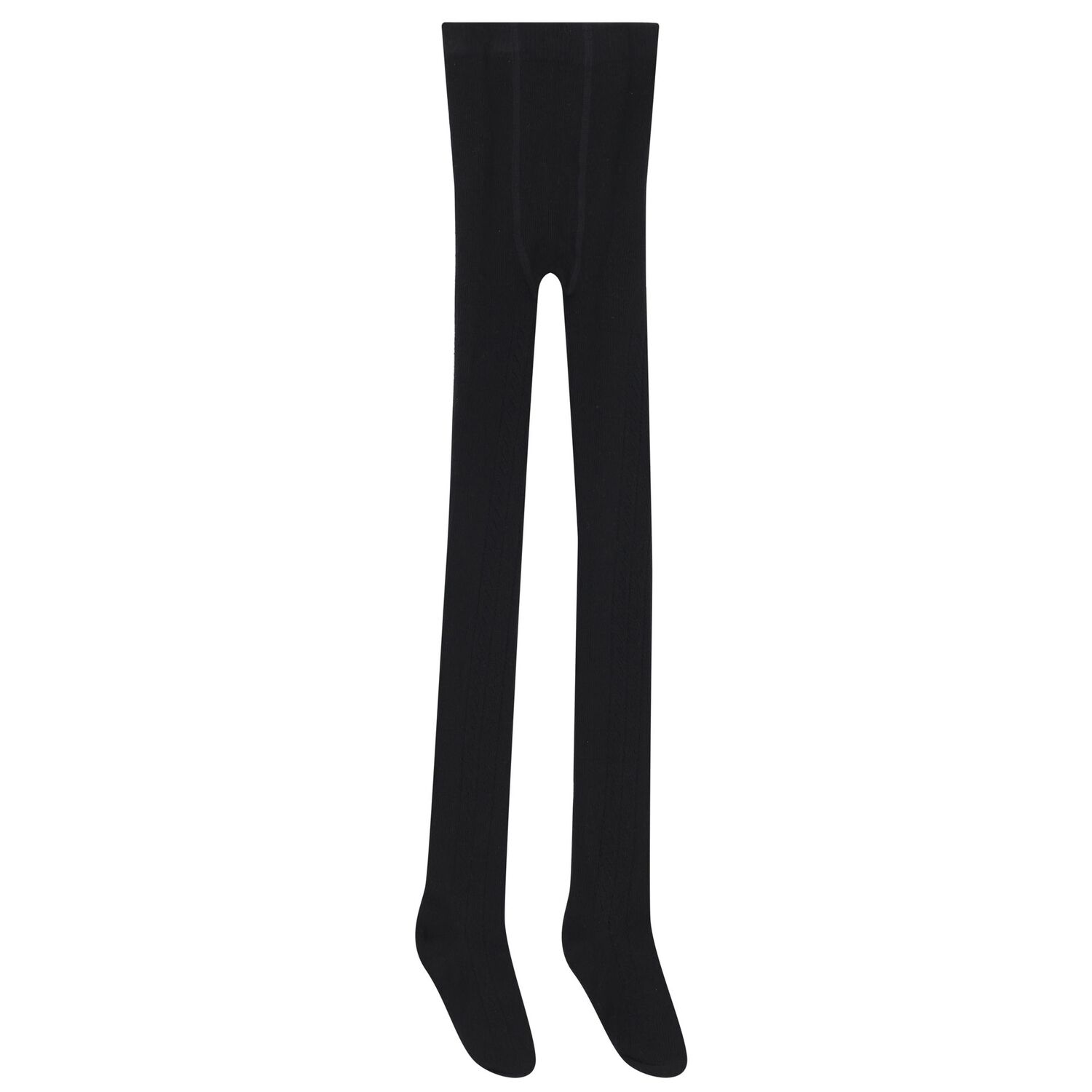 Girls Black Tights, 1, hi-res
