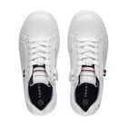 حذاء رياضى بالشعار باللون الأبيض, 1, hi-res