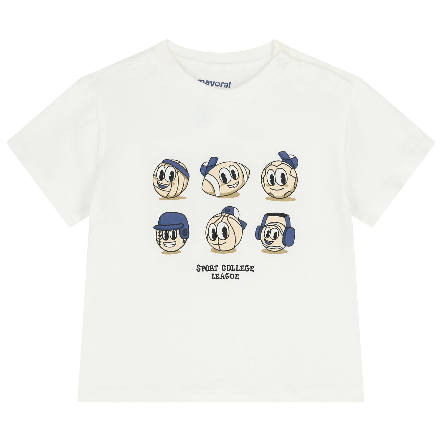 طقم رياضي باللونين الازرق و الابيض للأولاد الصغار (3 قطع), 1, hi-res