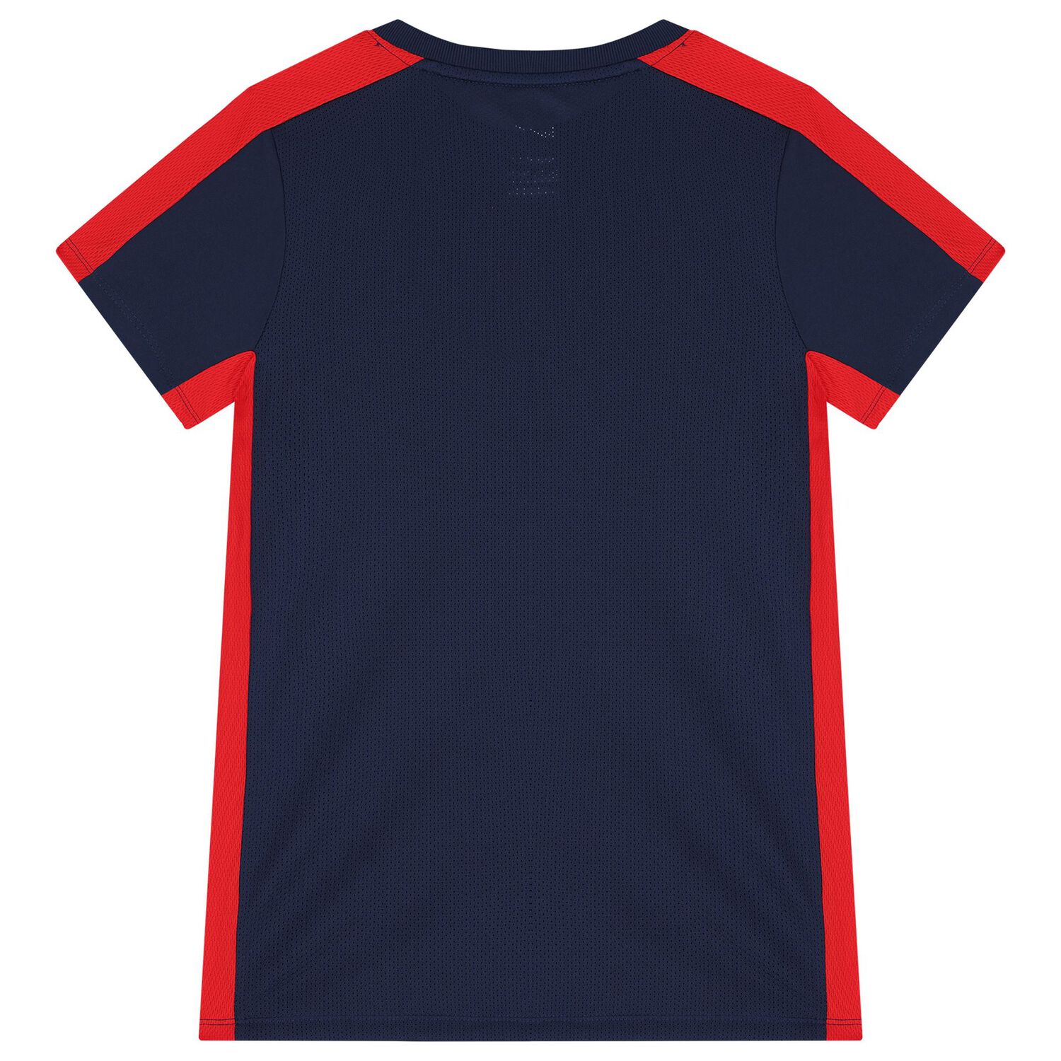 Boys Navy Blue & Red Logo T-Shirt, 1, hi-res