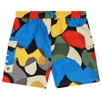 Boys Multi-Coloured Logo Swim Shorts