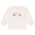 بدلة بنات رياضية بالشعار باللون الوردي, 1, hi-res