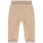 Ivory & Beige Faux Fur 3 Piece Tracksuit, 1, hi-res