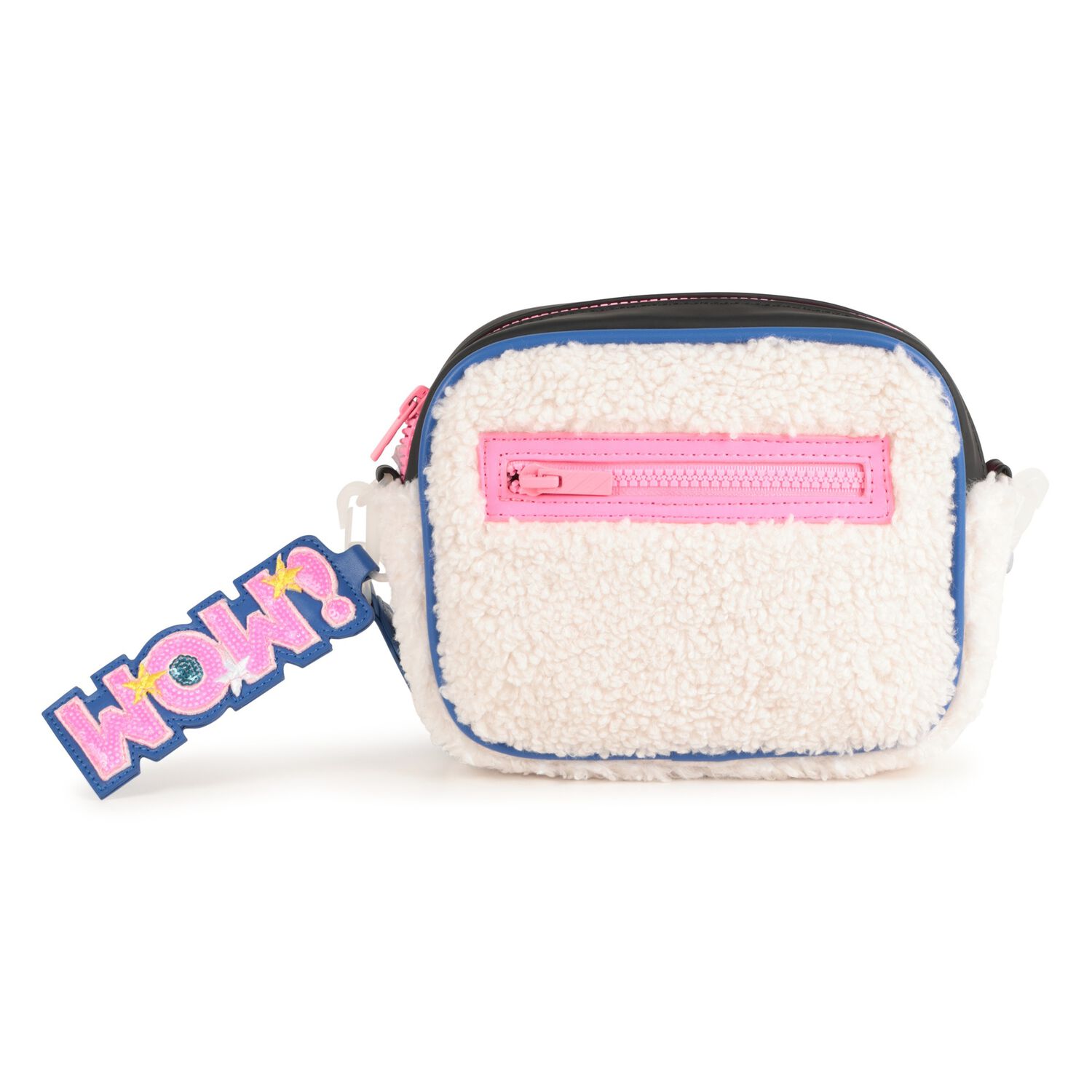 Girls Ivory Sherpa Fleece Bag, 1, hi-res