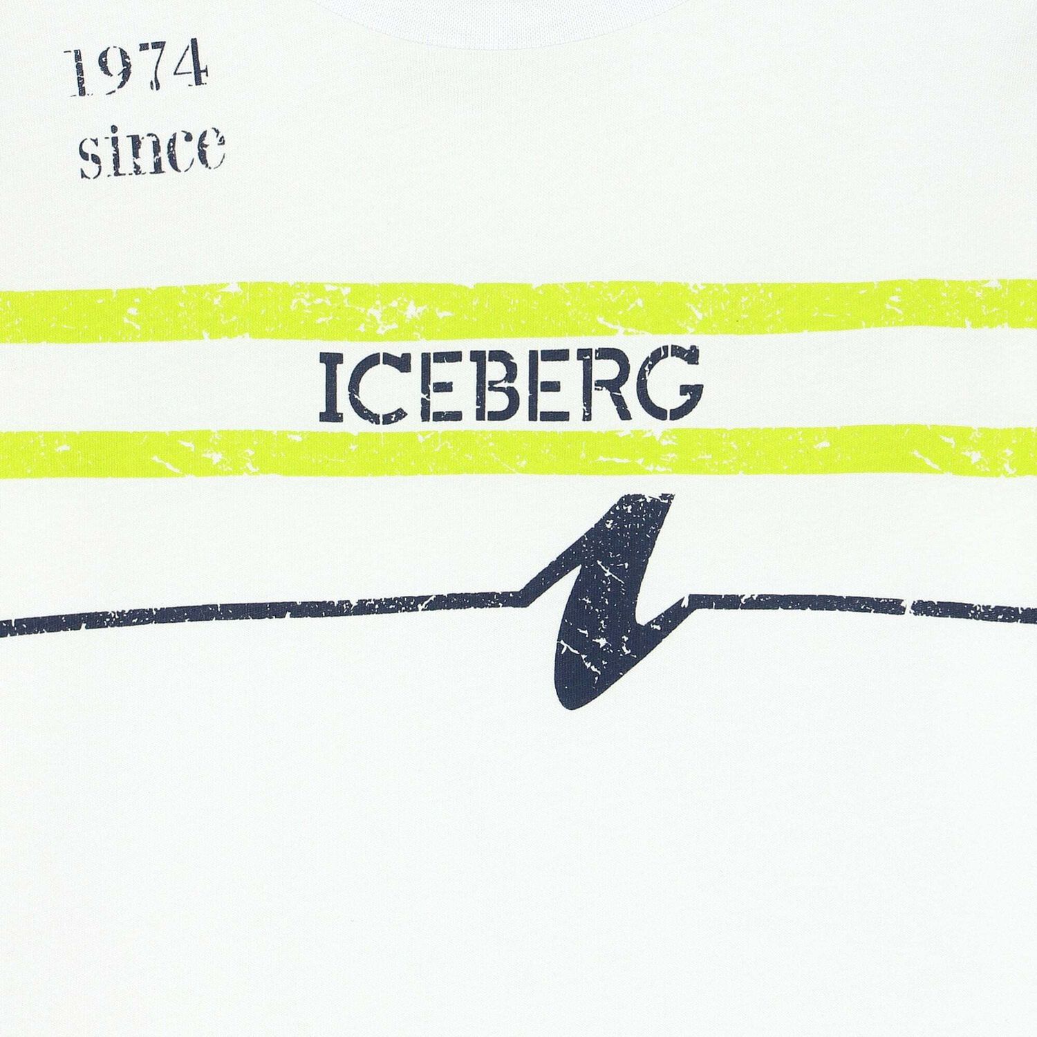 توب باكمام بالشعار باللون الابيض للاولاد, 1, hi-res