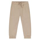 Younger Boys Navy Blue & Beige Tiger Tracksuit Set ( 3 Piece ), 2, hi-res