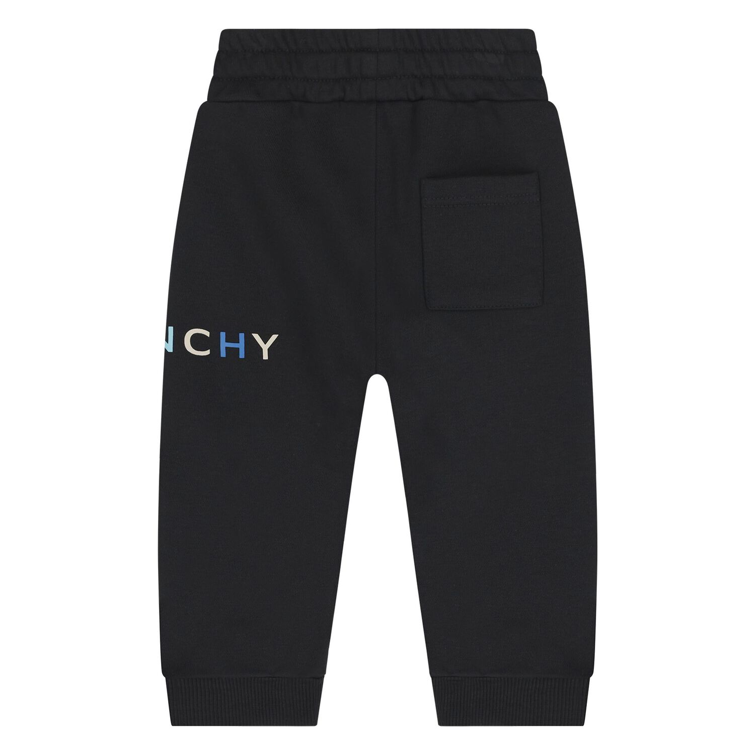 Younger Boys Black Logo Joggers, 2, hi-res