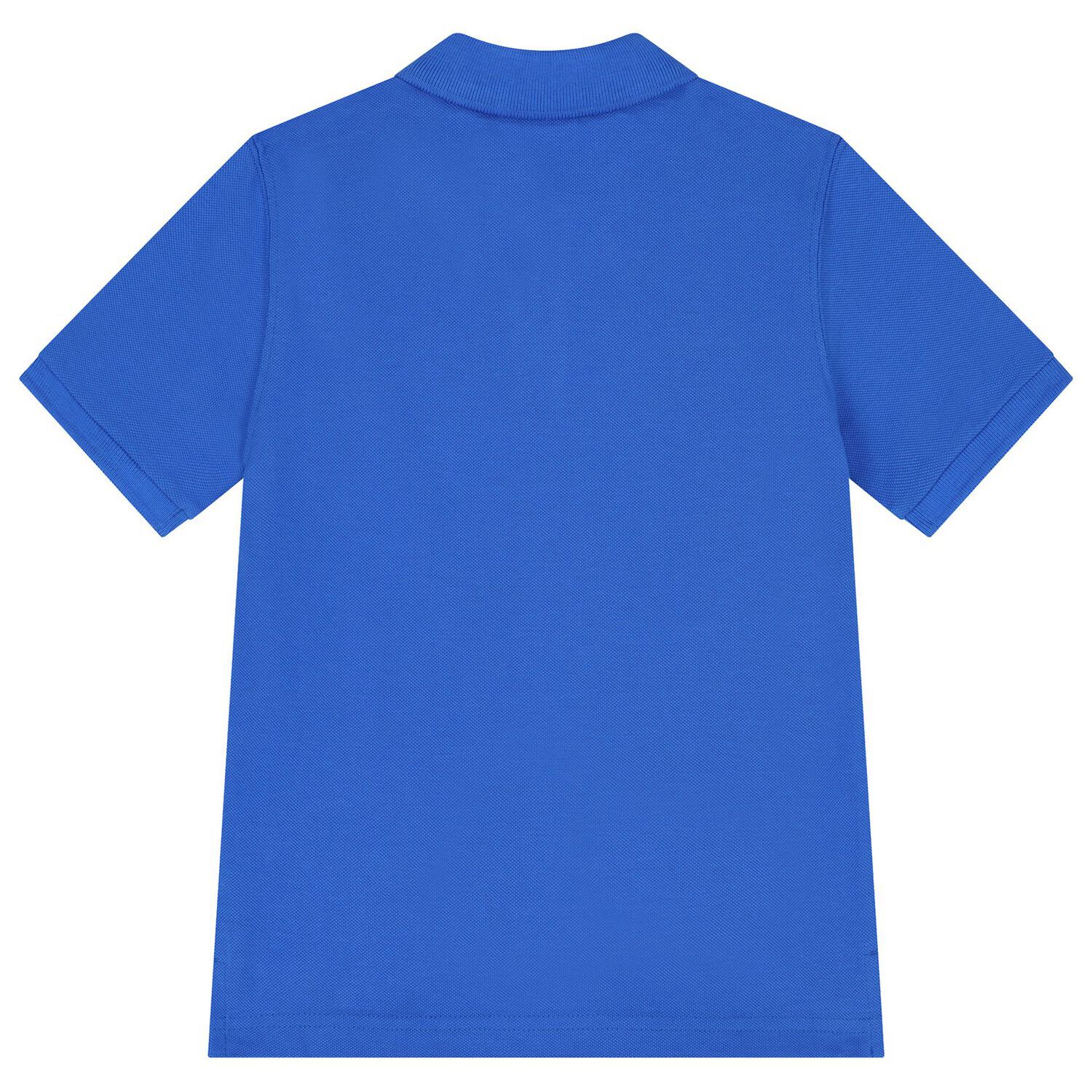 Boys Blue Logo Polo Shirt, 4, hi-res image number null