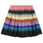 Girls Multi-Coloured Pleated Skirt, 1, hi-res