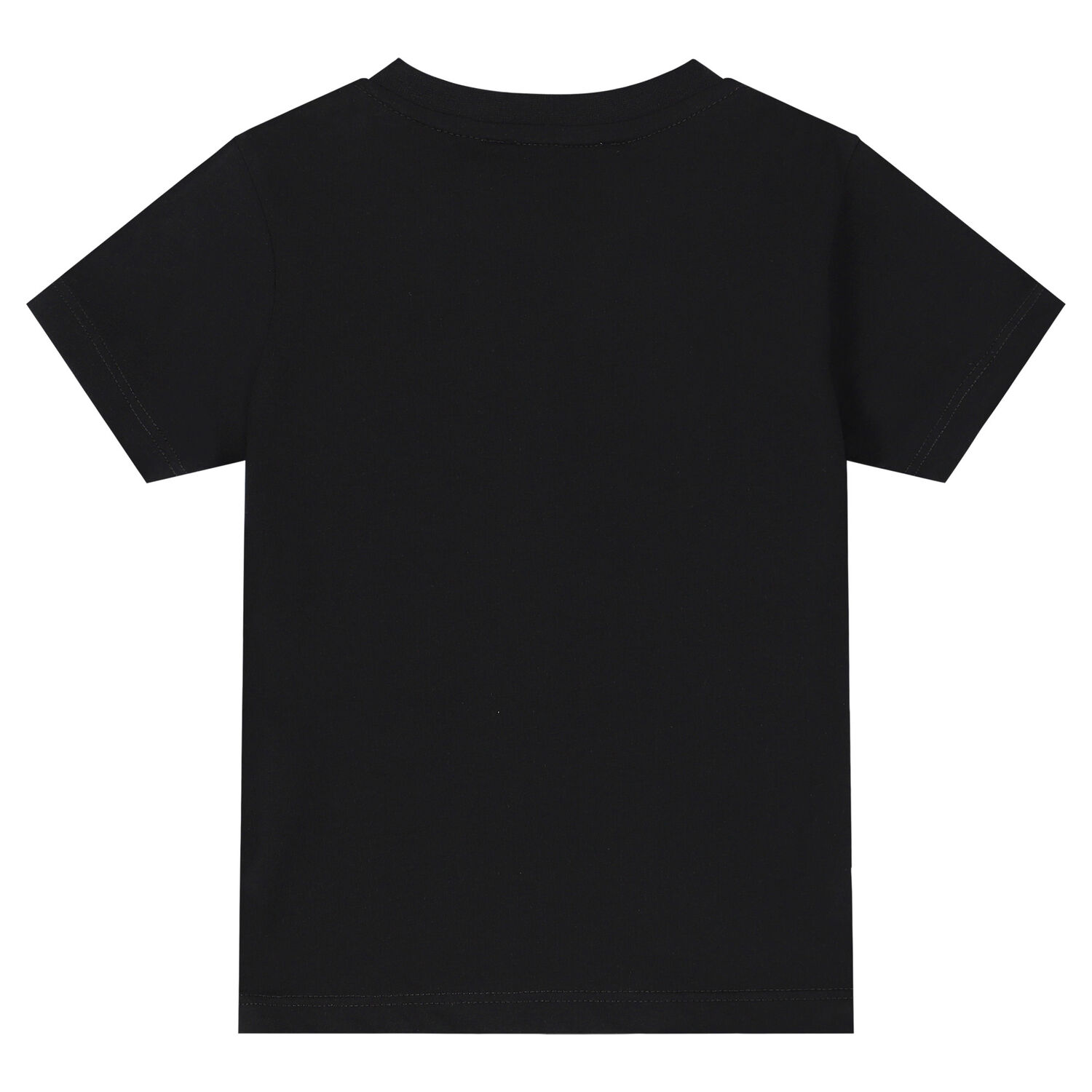 Younger Boys Black Logo T-Shirt, 1, hi-res