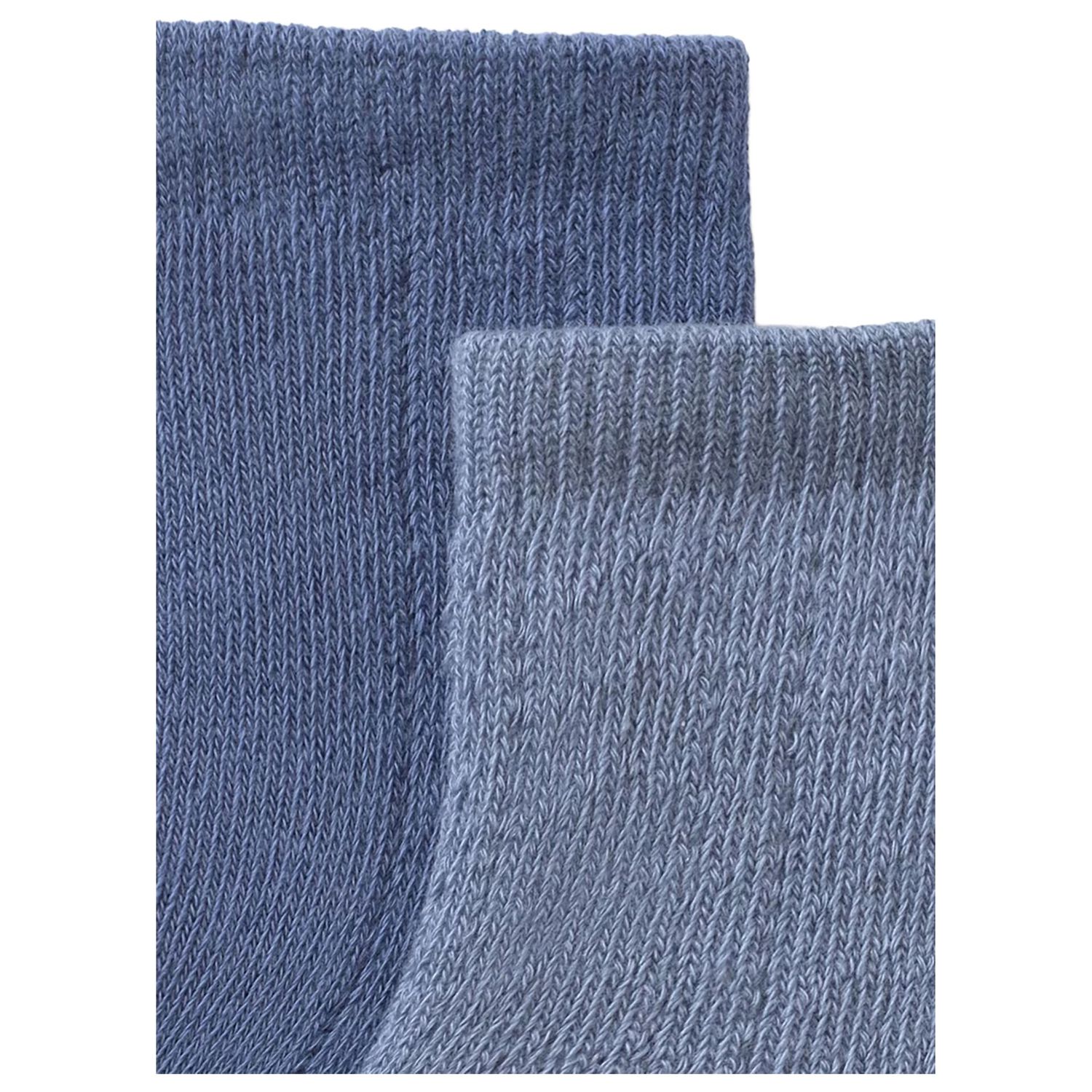 Baby Boys Blue Knitted Socks, 1, hi-res