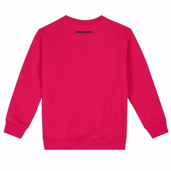 Girls Pink Logo Sweatshirt