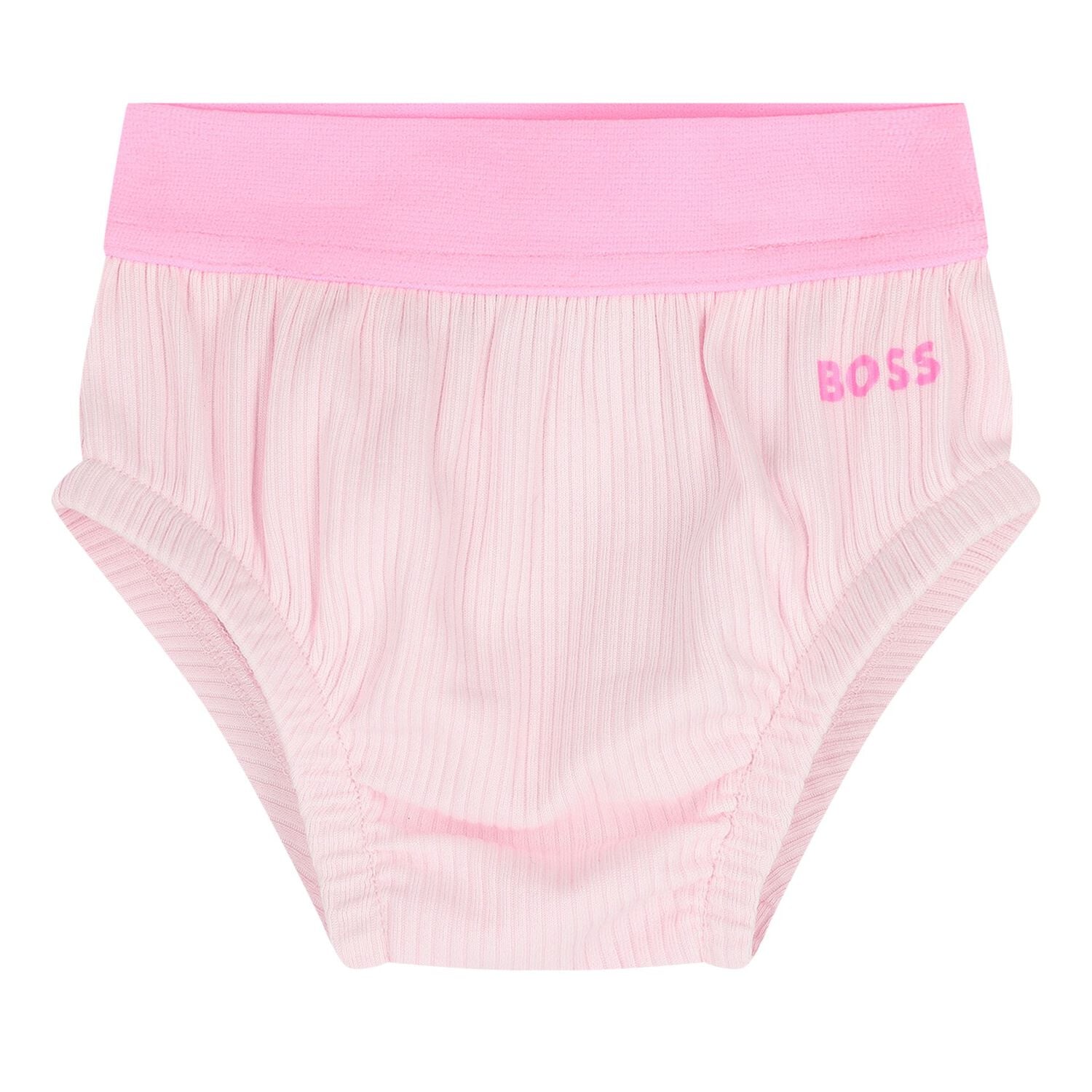 Baby Girls Pink Logo Dress Set, 1, hi-res