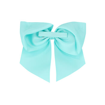 Girls Blue Bow Hair Clip