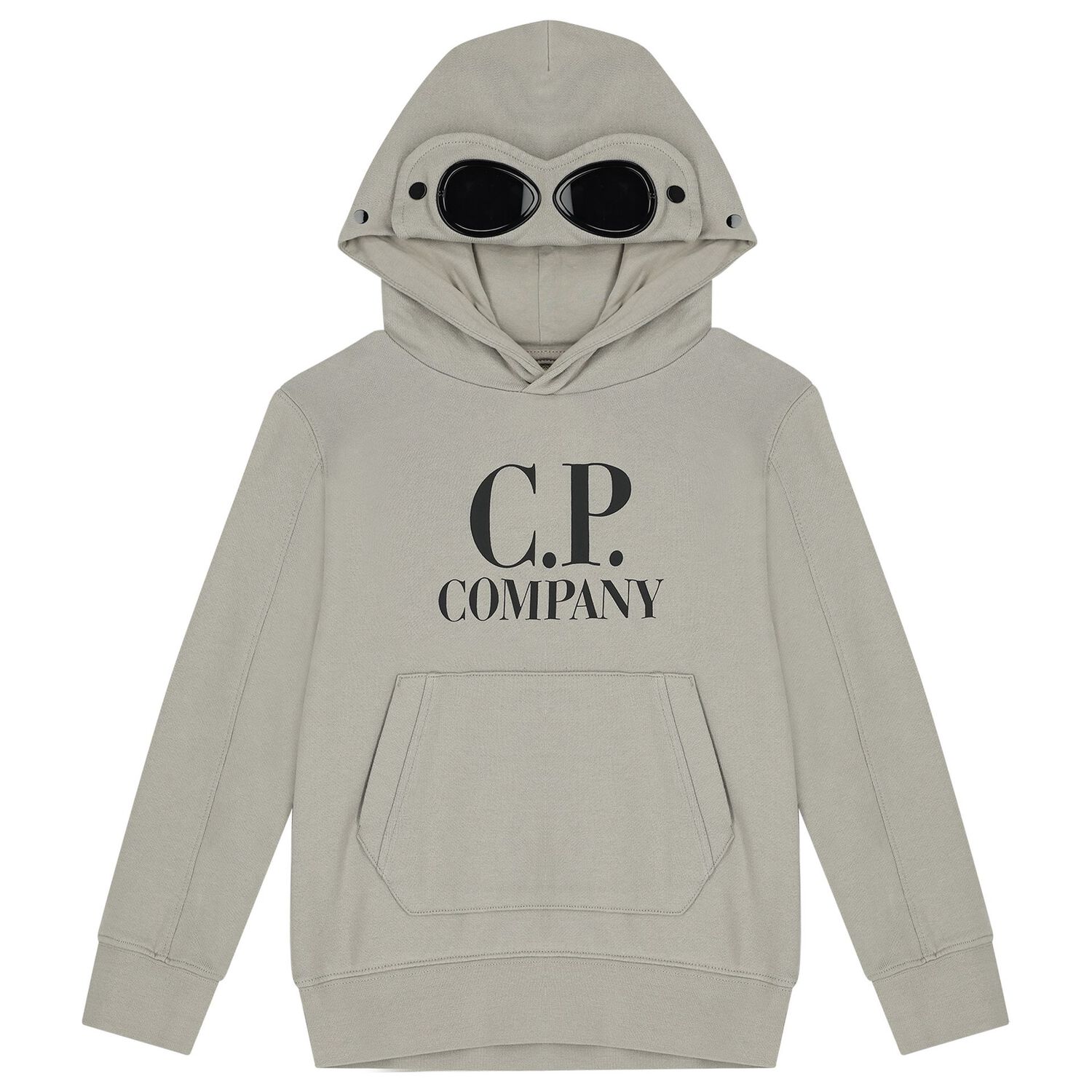 Boys Grey Logo Hooded Top, 2, hi-res