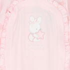 Baby Girls Pink Babygrow, 1, hi-res