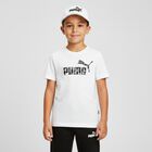 Boys White Logo T-Shirt, 1, hi-res