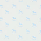 بطانية بطبعة حصان باللون العاجى والازرق للاولاد, 1, hi-res