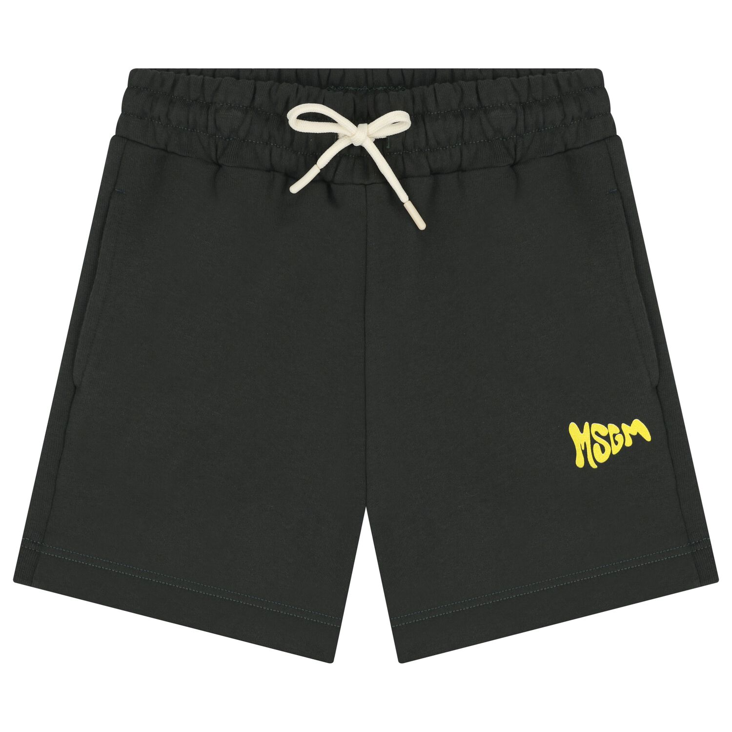 Black Logo Shorts, 1, hi-res